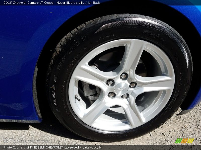 Hyper Blue Metallic / Jet Black 2016 Chevrolet Camaro LT Coupe