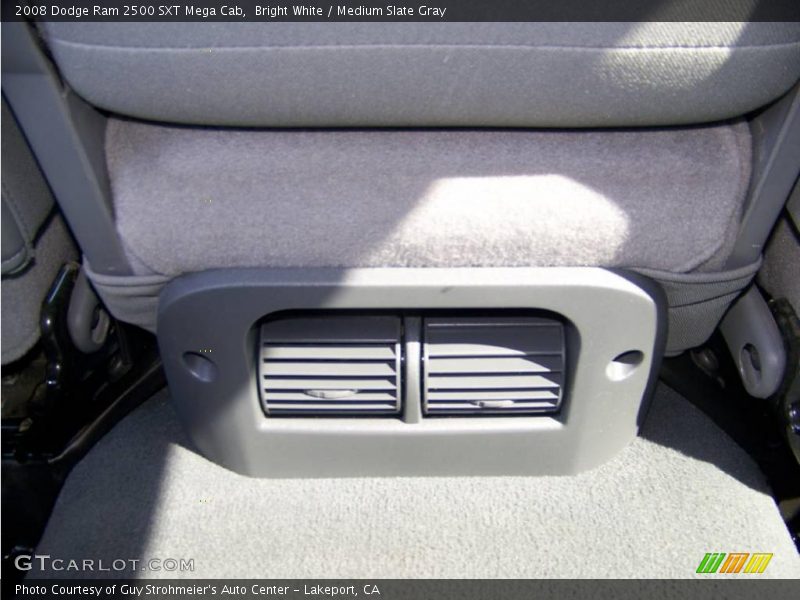 Bright White / Medium Slate Gray 2008 Dodge Ram 2500 SXT Mega Cab