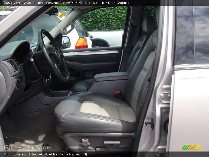 Silver Birch Metallic / Dark Graphite 2003 Mercury Mountaineer Convenience AWD