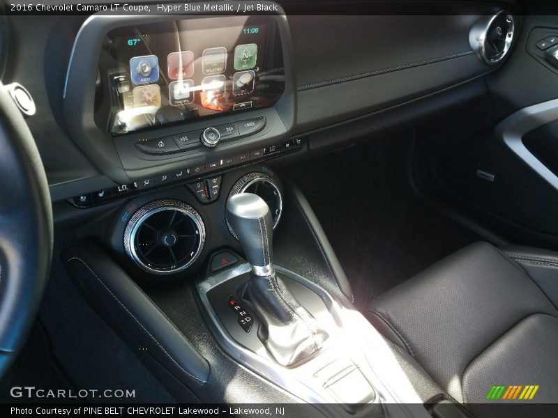Hyper Blue Metallic / Jet Black 2016 Chevrolet Camaro LT Coupe
