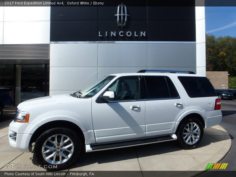 Oxford White / Ebony 2017 Ford Expedition Limited 4x4