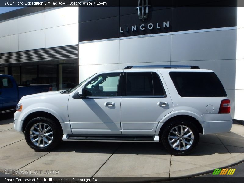 Oxford White / Ebony 2017 Ford Expedition Limited 4x4
