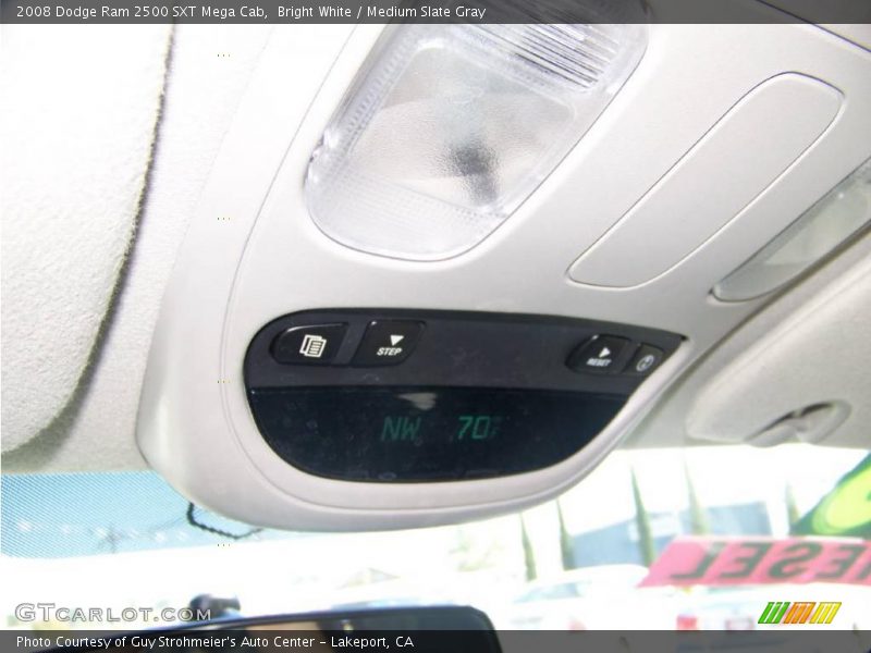 Bright White / Medium Slate Gray 2008 Dodge Ram 2500 SXT Mega Cab