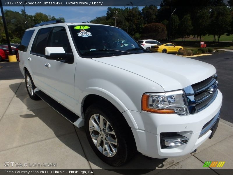 Oxford White / Ebony 2017 Ford Expedition Limited 4x4