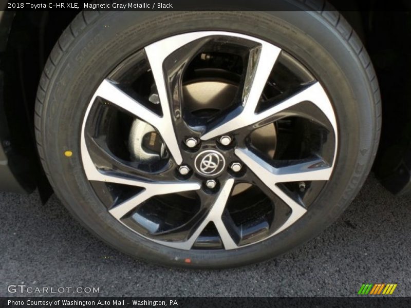 Magnetic Gray Metallic / Black 2018 Toyota C-HR XLE