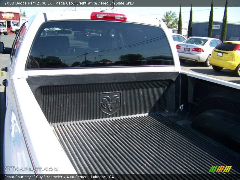 Bright White / Medium Slate Gray 2008 Dodge Ram 2500 SXT Mega Cab