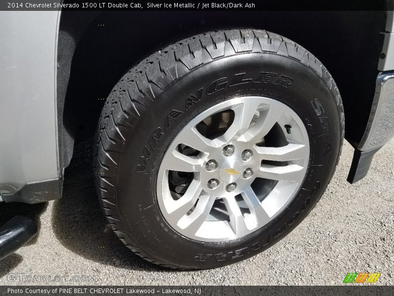 Silver Ice Metallic / Jet Black/Dark Ash 2014 Chevrolet Silverado 1500 LT Double Cab