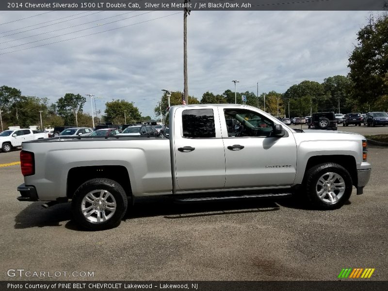 Silver Ice Metallic / Jet Black/Dark Ash 2014 Chevrolet Silverado 1500 LT Double Cab