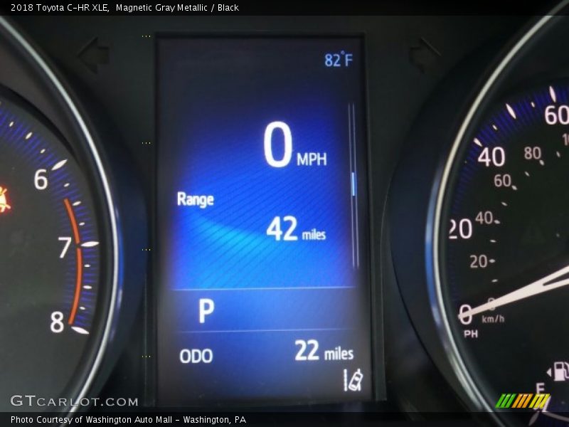 Magnetic Gray Metallic / Black 2018 Toyota C-HR XLE