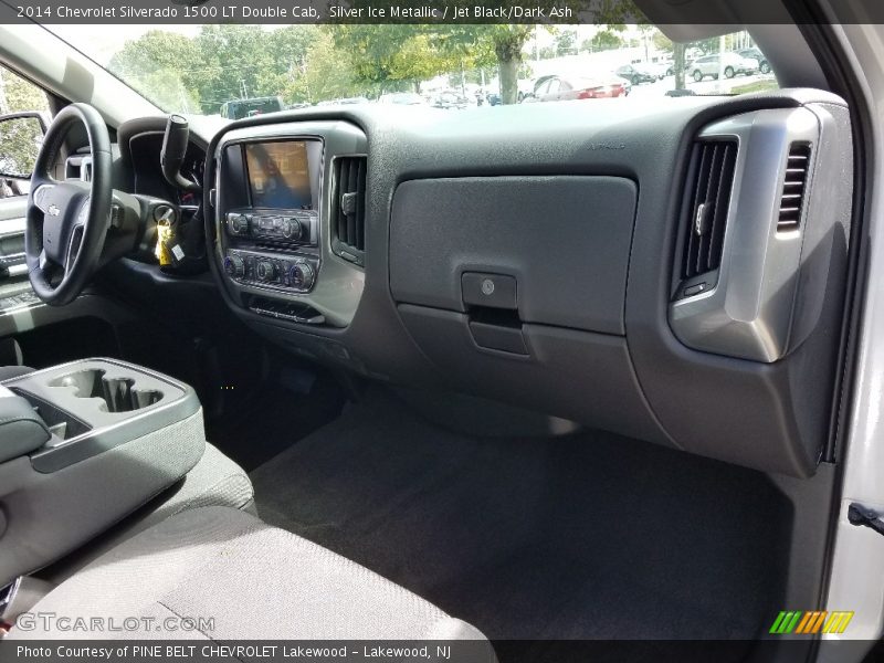 Silver Ice Metallic / Jet Black/Dark Ash 2014 Chevrolet Silverado 1500 LT Double Cab