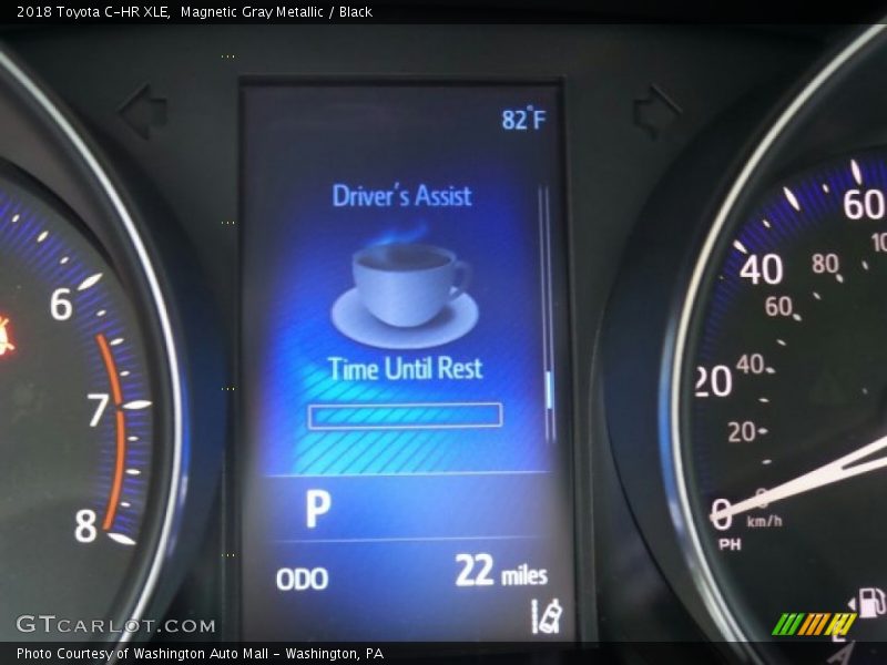 Magnetic Gray Metallic / Black 2018 Toyota C-HR XLE