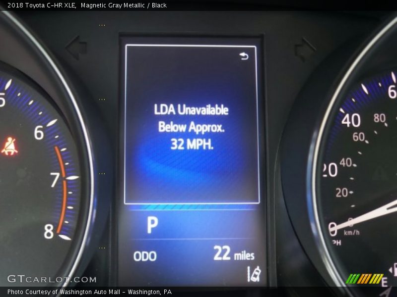 Magnetic Gray Metallic / Black 2018 Toyota C-HR XLE