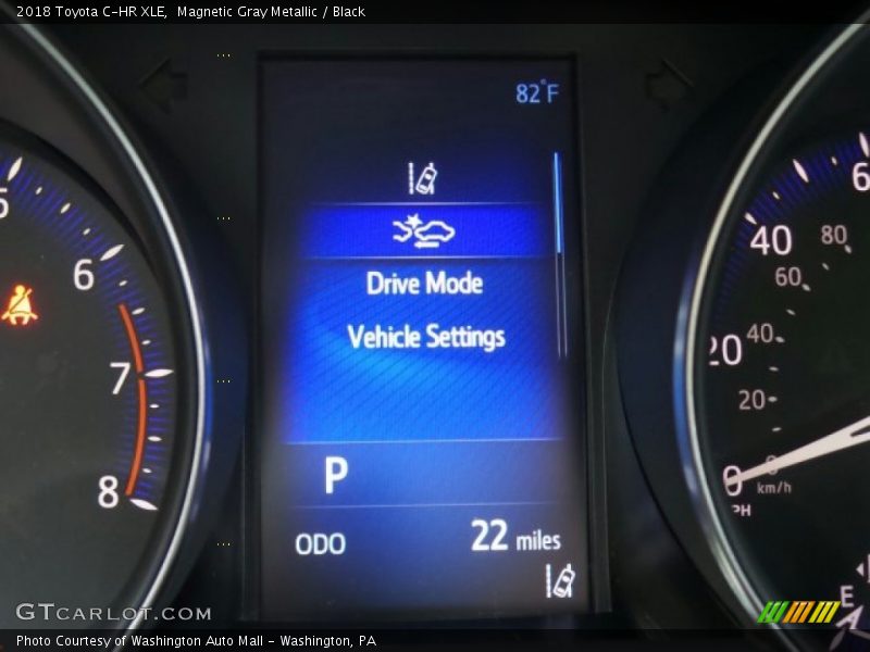 Magnetic Gray Metallic / Black 2018 Toyota C-HR XLE