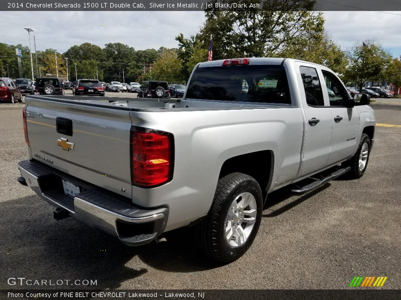 Silver Ice Metallic / Jet Black/Dark Ash 2014 Chevrolet Silverado 1500 LT Double Cab