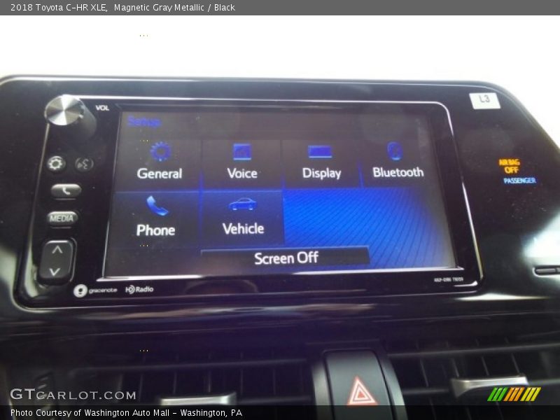 Magnetic Gray Metallic / Black 2018 Toyota C-HR XLE