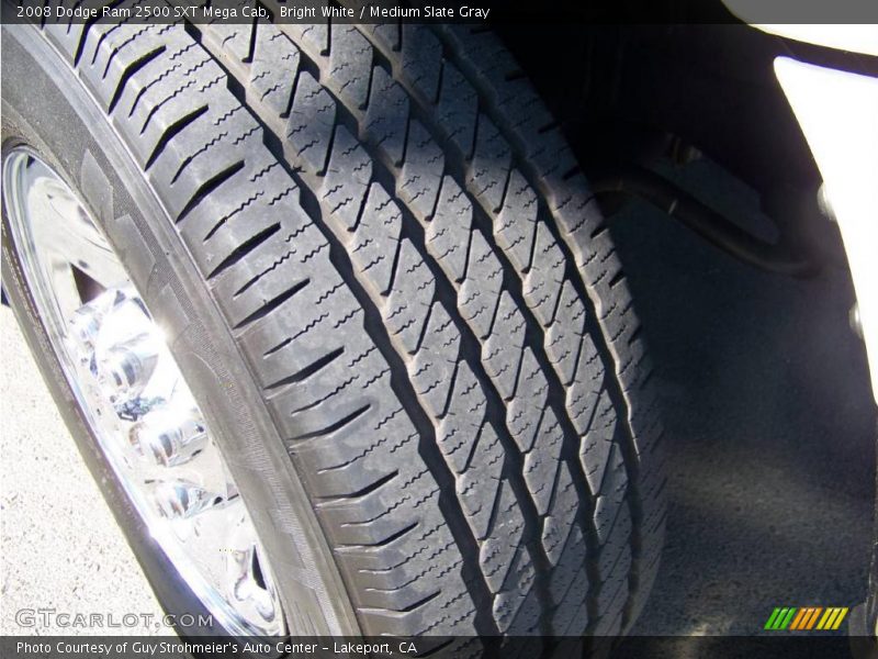 Bright White / Medium Slate Gray 2008 Dodge Ram 2500 SXT Mega Cab