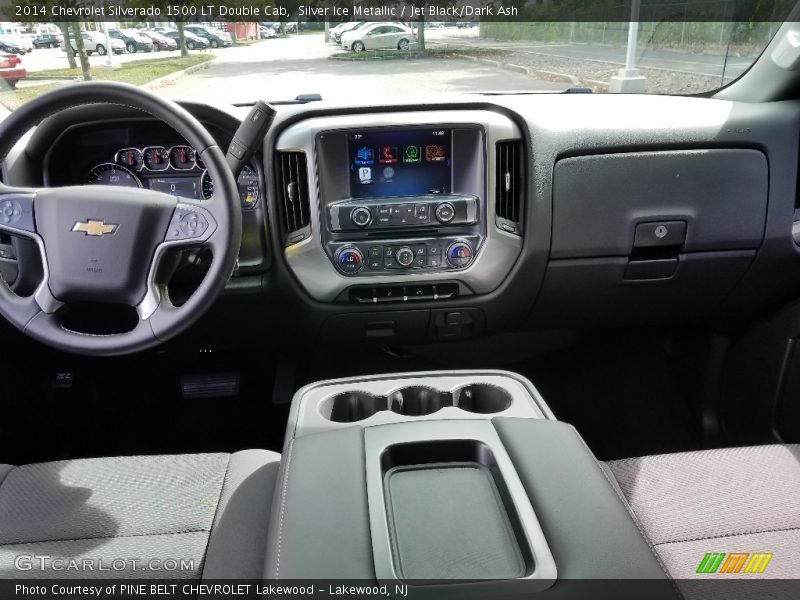 Silver Ice Metallic / Jet Black/Dark Ash 2014 Chevrolet Silverado 1500 LT Double Cab