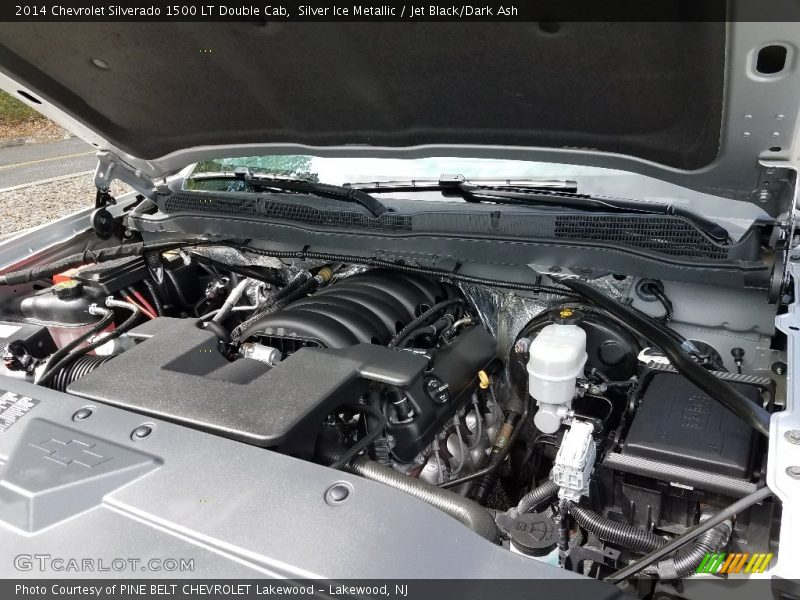 Silver Ice Metallic / Jet Black/Dark Ash 2014 Chevrolet Silverado 1500 LT Double Cab