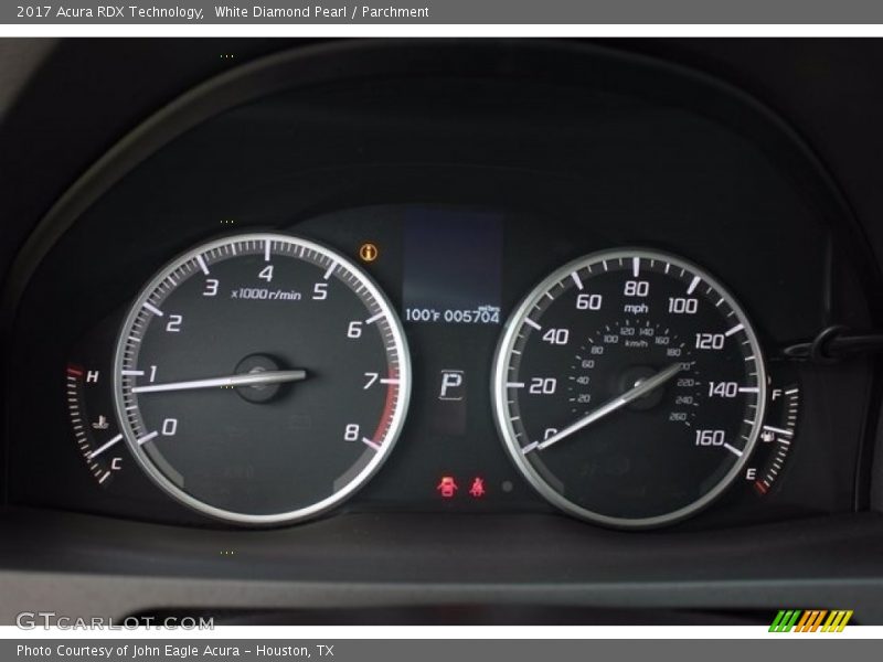 White Diamond Pearl / Parchment 2017 Acura RDX Technology