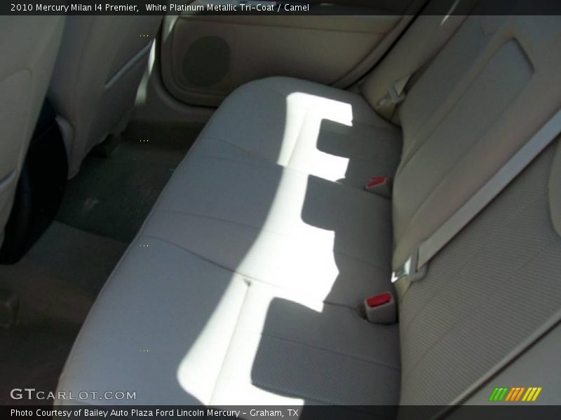 White Platinum Metallic Tri-Coat / Camel 2010 Mercury Milan I4 Premier