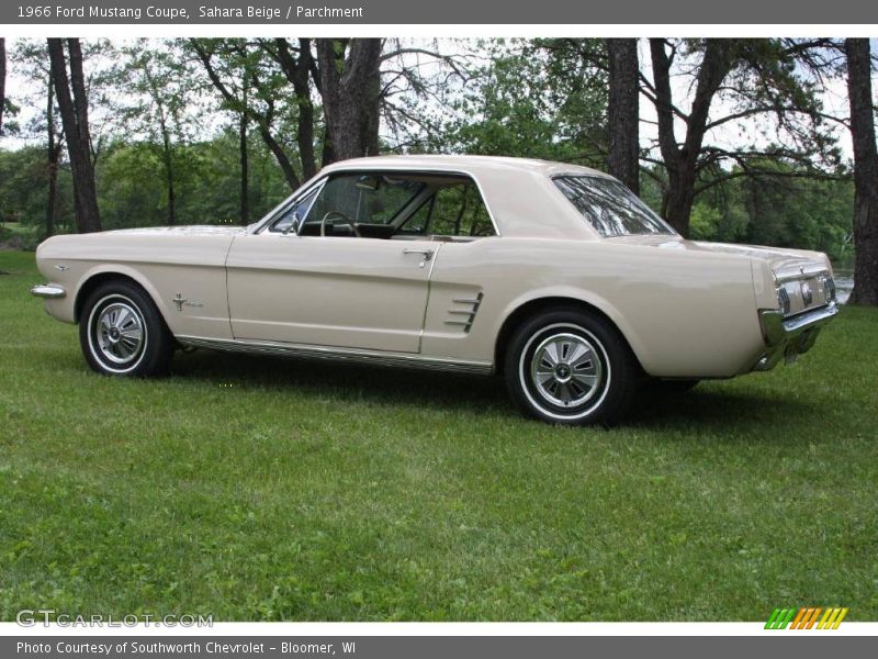 Sahara Beige / Parchment 1966 Ford Mustang Coupe