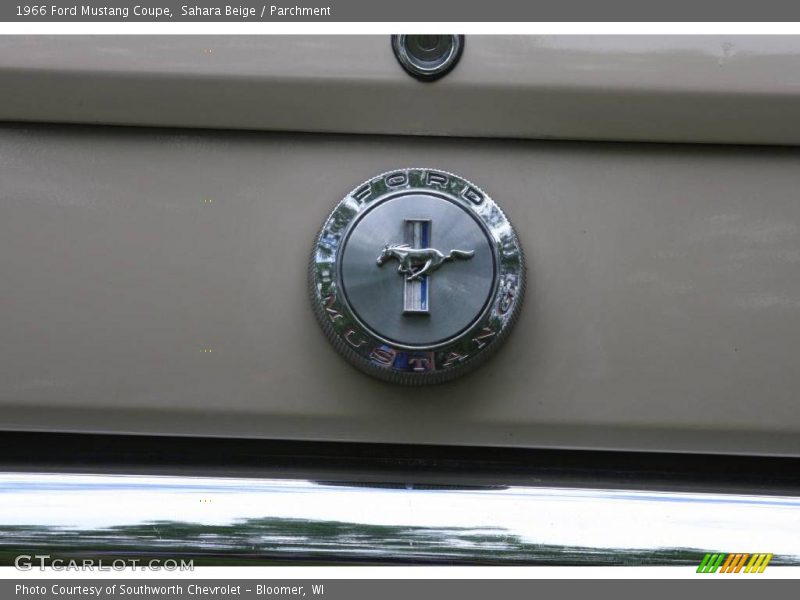 Sahara Beige / Parchment 1966 Ford Mustang Coupe