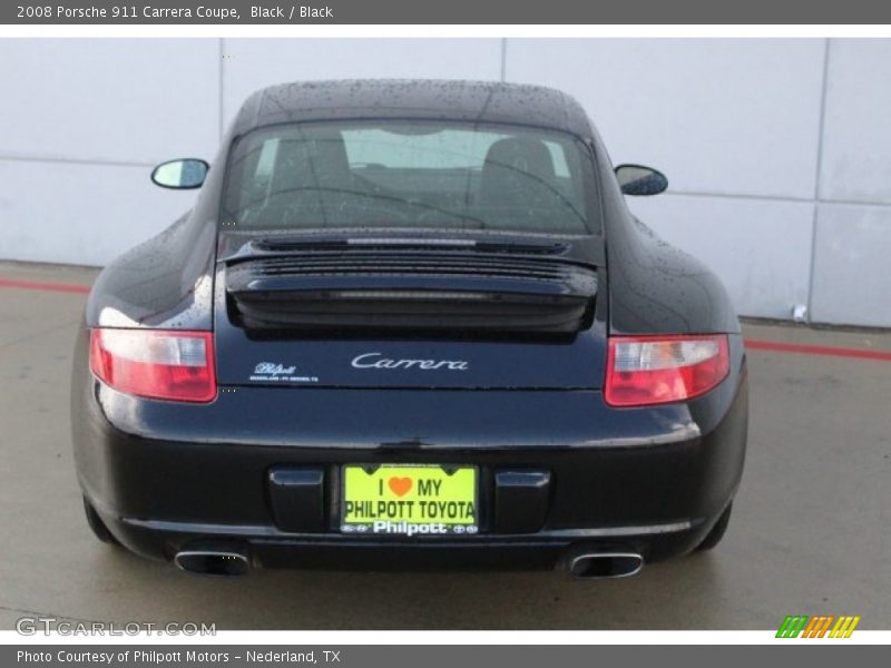 Black / Black 2008 Porsche 911 Carrera Coupe