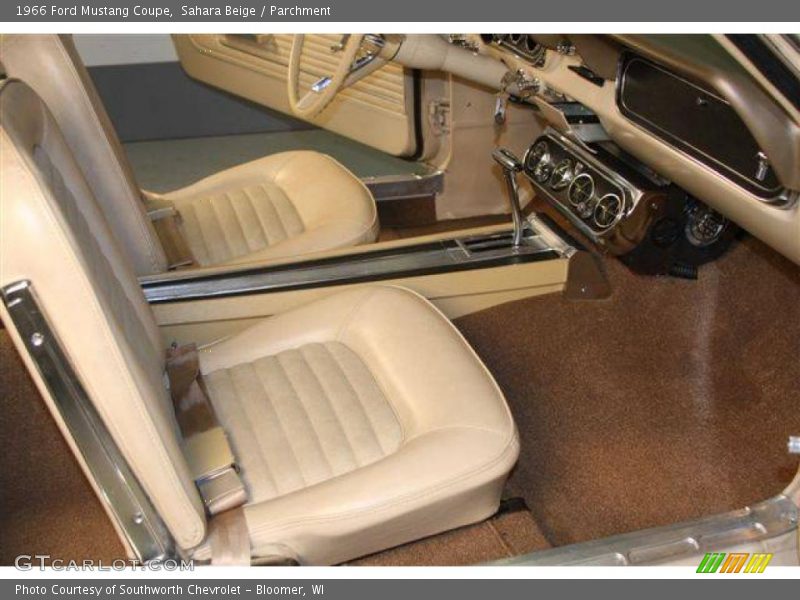 Sahara Beige / Parchment 1966 Ford Mustang Coupe