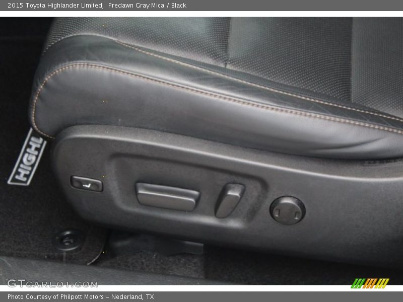 Predawn Gray Mica / Black 2015 Toyota Highlander Limited