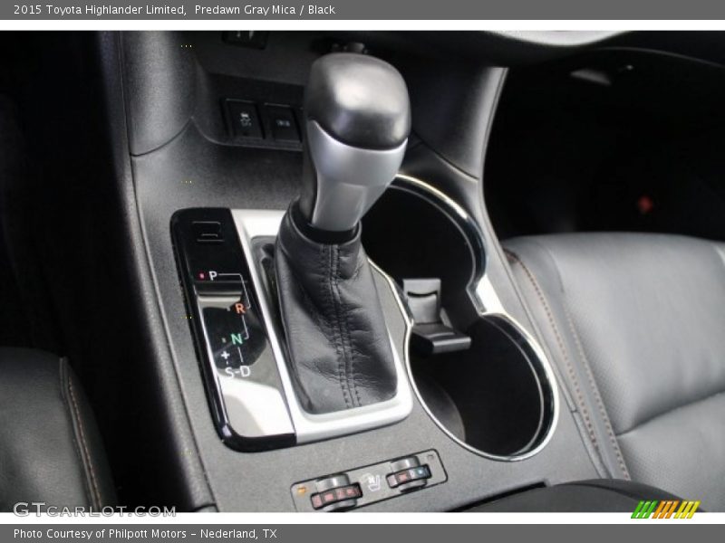 Predawn Gray Mica / Black 2015 Toyota Highlander Limited