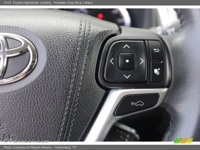 Predawn Gray Mica / Black 2015 Toyota Highlander Limited