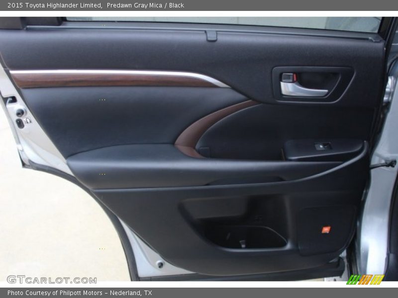 Predawn Gray Mica / Black 2015 Toyota Highlander Limited