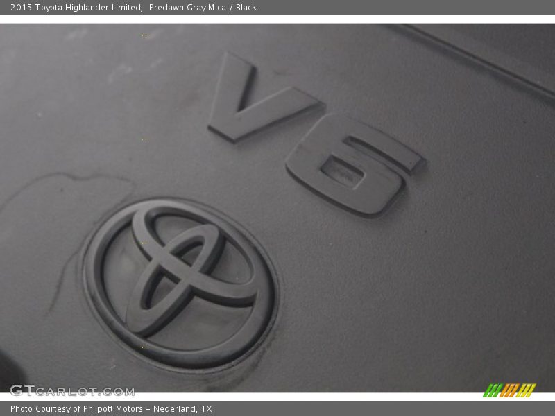 Predawn Gray Mica / Black 2015 Toyota Highlander Limited