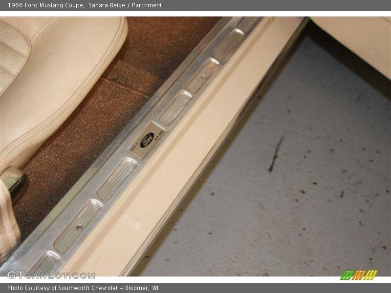 Sahara Beige / Parchment 1966 Ford Mustang Coupe