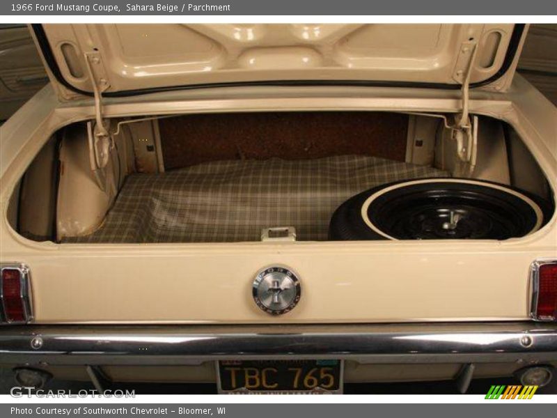 Sahara Beige / Parchment 1966 Ford Mustang Coupe