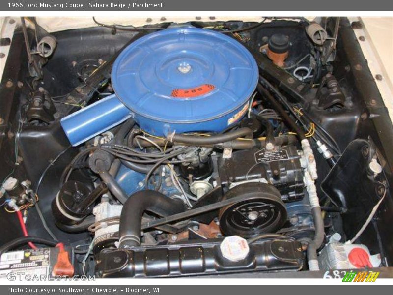 Sahara Beige / Parchment 1966 Ford Mustang Coupe