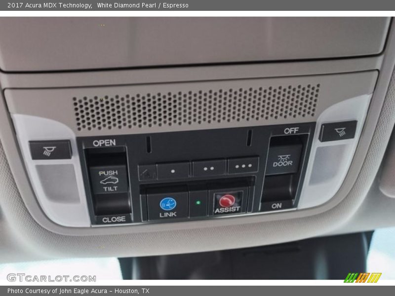 White Diamond Pearl / Espresso 2017 Acura MDX Technology