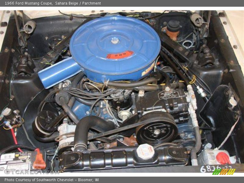 Sahara Beige / Parchment 1966 Ford Mustang Coupe