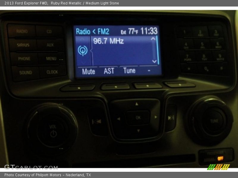 Ruby Red Metallic / Medium Light Stone 2013 Ford Explorer FWD