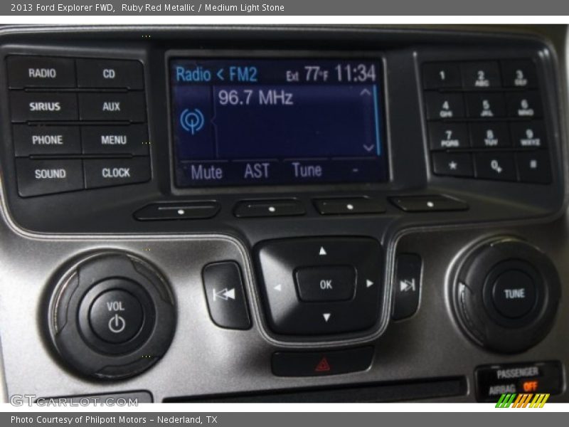 Ruby Red Metallic / Medium Light Stone 2013 Ford Explorer FWD