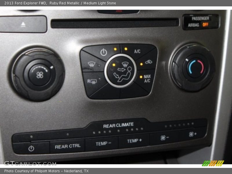 Ruby Red Metallic / Medium Light Stone 2013 Ford Explorer FWD