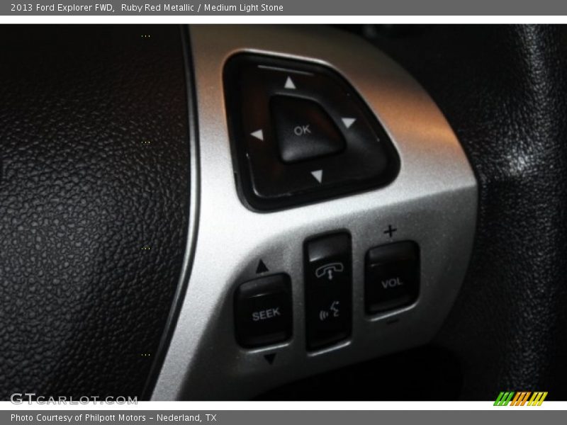 Ruby Red Metallic / Medium Light Stone 2013 Ford Explorer FWD