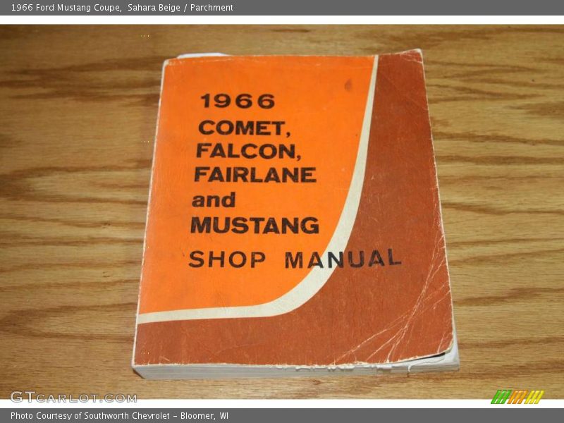 Sahara Beige / Parchment 1966 Ford Mustang Coupe