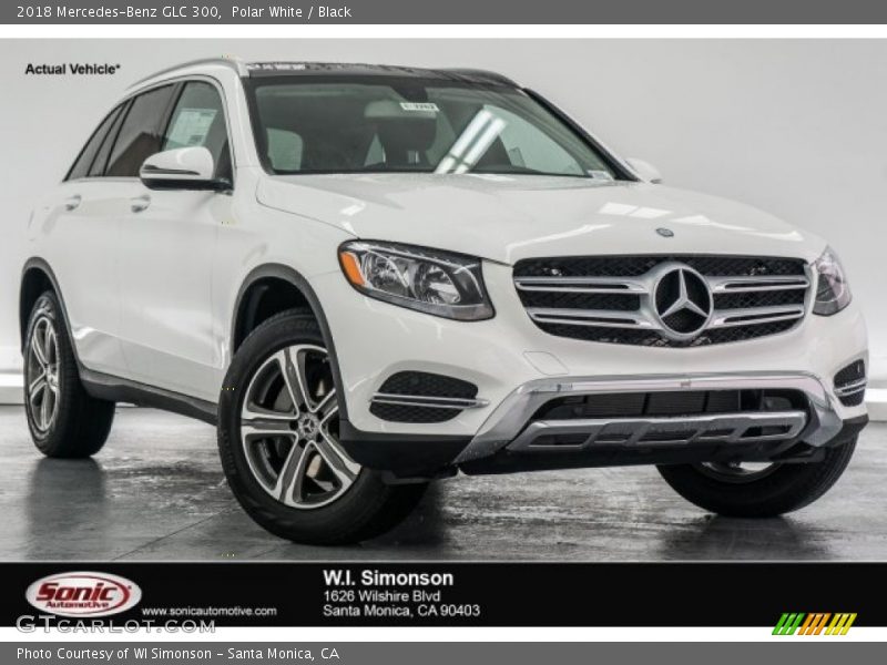 Polar White / Black 2018 Mercedes-Benz GLC 300