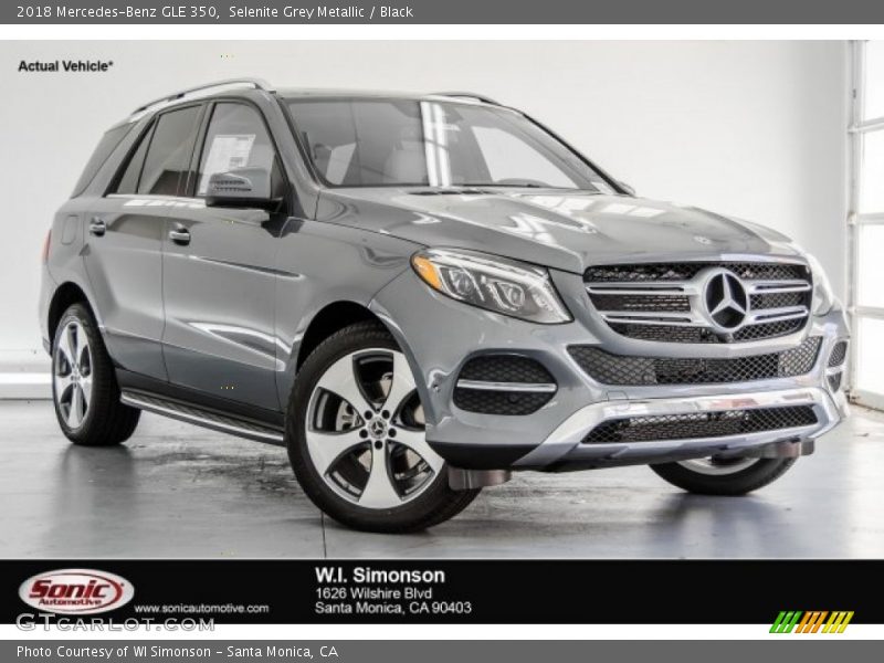 Selenite Grey Metallic / Black 2018 Mercedes-Benz GLE 350