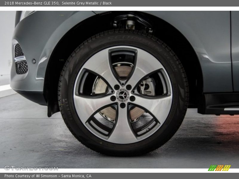 Selenite Grey Metallic / Black 2018 Mercedes-Benz GLE 350