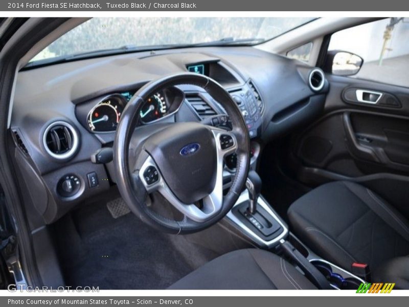 Tuxedo Black / Charcoal Black 2014 Ford Fiesta SE Hatchback