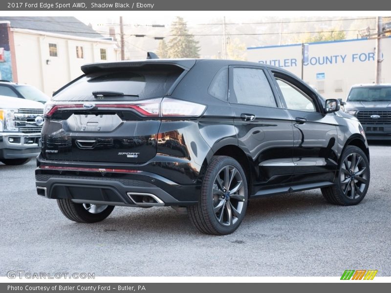 Shadow Black / Ebony 2017 Ford Edge Sport AWD