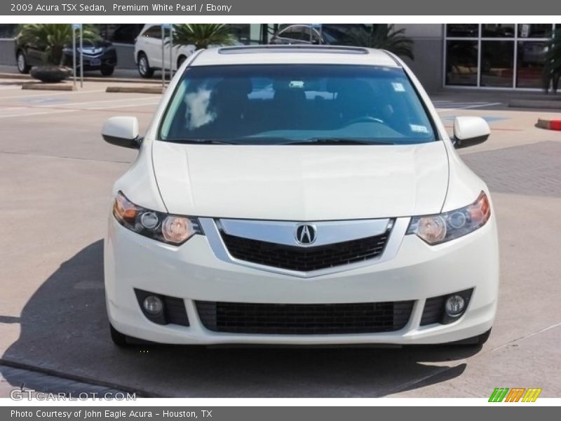 Premium White Pearl / Ebony 2009 Acura TSX Sedan