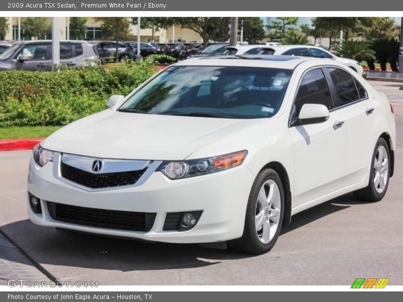 Premium White Pearl / Ebony 2009 Acura TSX Sedan
